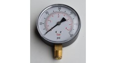 100mm Dial Plastic case pressure gauge, 3/8" bsp bottom entry